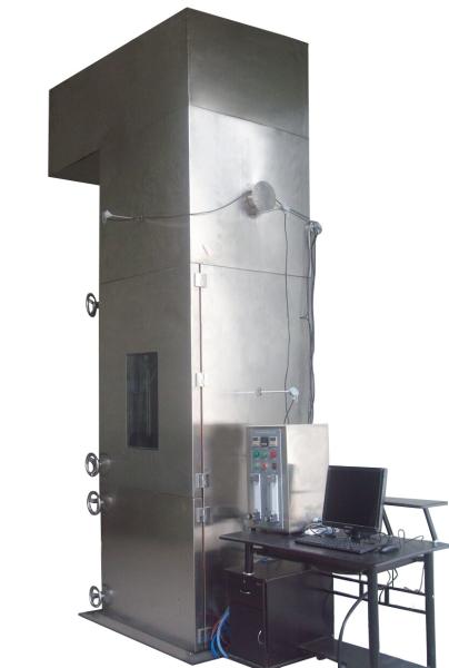 Quality Fire Flammability Testing Equipment EN ISO 11925-2 3-30L/Min Air Flow Rate Vertical for sale