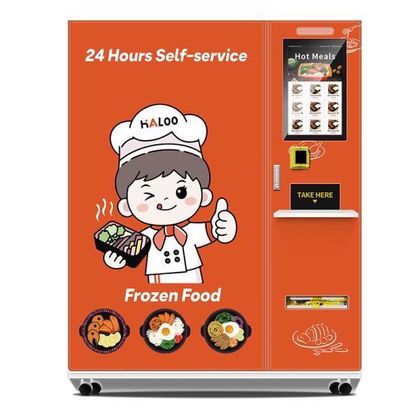 Fully Automatic Hot Food Heating Vending Machine Customized Hot Food Vending Machine