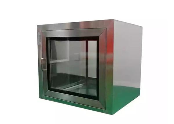 Quality SS SUS304 Static Transfer Window Pass Through Box With UV Light for sale