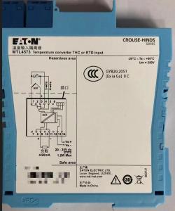 Wholesale MTL4573 MTL Instruments Temperature Converter THC RTD Input Number Of Channels One from china suppliers
