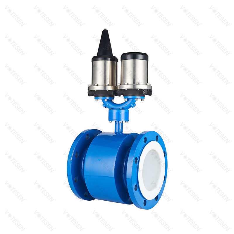 Battery Powered Sanitary Mag Flow Transmitter DN3-DN300 Split Type