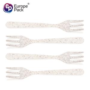 Wholesale New arrival disposable biodegradable 3.7" cute wheat straw fork from china suppliers