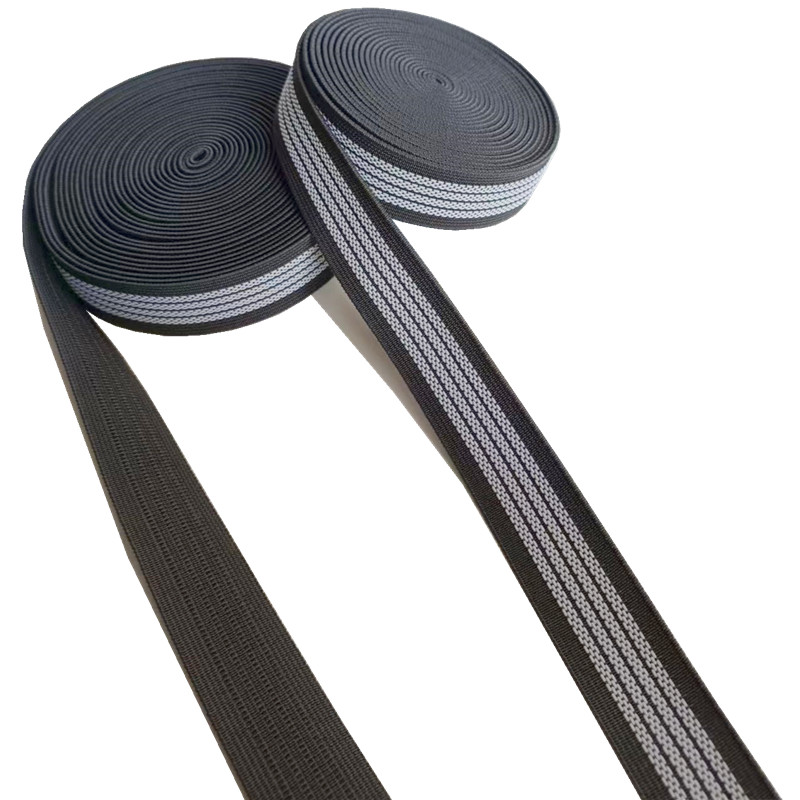 Polyester 25mm Anti Slip Webbing 50m Roll Couch Elastic Webbing