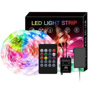 China Flexible Smart LED Strip Lights , 5m 5050 RGB LED Strip IP65 waterproof on sale