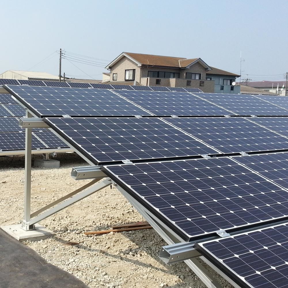 SGS Open Field Solar Mounting Structure With concrete foundation solar bracket solar mounting system