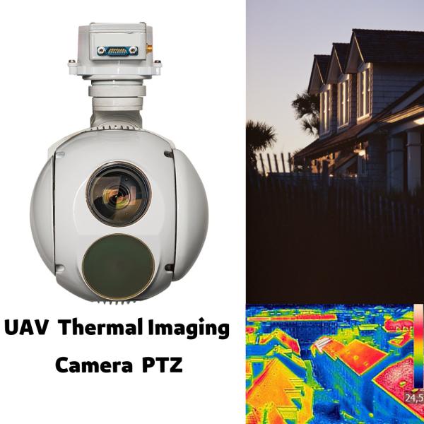 HXTS01D 30X Zoom UAV Drone Thermal Camera Pod UAV Laser Ranging Tracking Gimbal PTZ System
