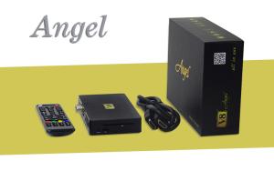China Android box receiver V8 Angel Online dvb support IPTV wireless newcam cccam internet sharing on sale