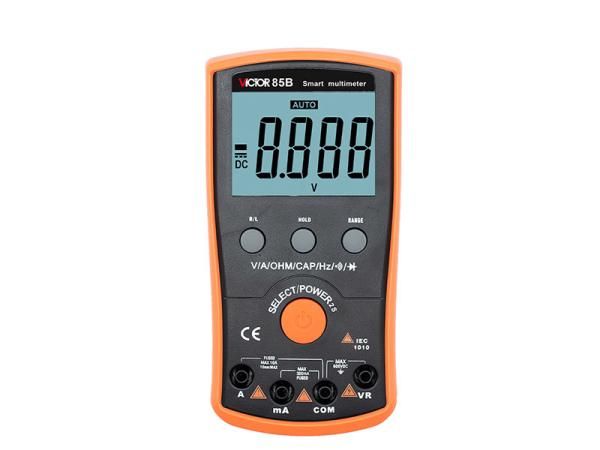 Quality Handheld Smart Auto Range Digital Multimeter Continuity Test Anti Burning for sale