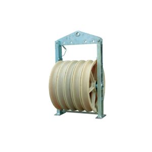 China 822mm Mc Wheels Cable Stringing Nylon Pulley Block on sale