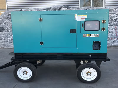 Silent Trailer Generator Set