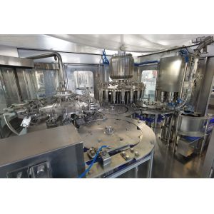 Aseptic Gravity Beverage Filling Line Mineral Water Bottle Filling Machine