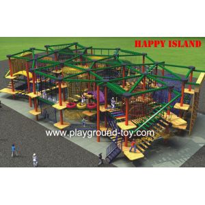 Wholesale Safe Outdoor Adventure Playground For Park / School / Mall from china suppliers