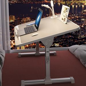 China Versatile and Space-saving Black/White/Silver Manual Height Adjustable Desk for Home on sale