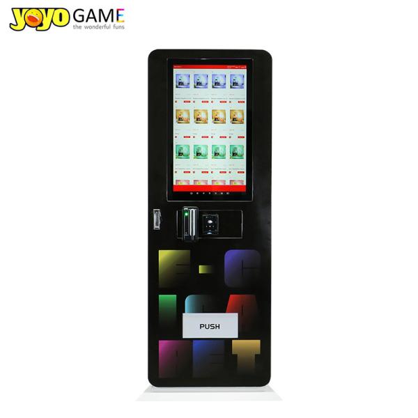 Quality Automated  Smoking Cigarette ID Card Reader Age Verification Scanning Vending Machine With Credit Card Reader for sale