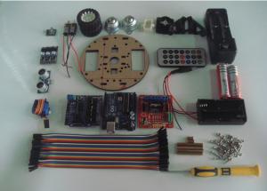 Wholesale Smart Electric Arduino Car Robot Chassis , 1.5V - 12V Infrared Electronic Block from china suppliers