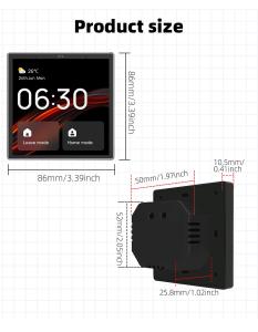 Wholesale 4inch Smart Display Controller The Perfect smart home autumation Solution connected with all the smart home products from china suppliers