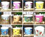 Disposable Craft single Wall Paper Cup Smoothie Cups With Lid,6oz disposable ice