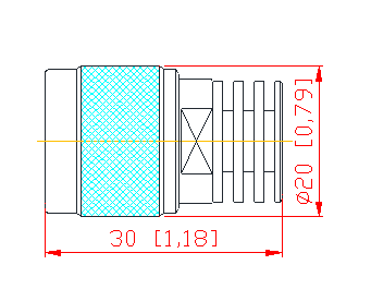 Low Power DC 4GHz Wireless RF Dummy Load Microwave Energy Absorb