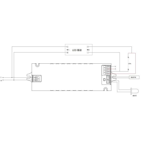 DC Solution Emergency Converter With Tiny Size And Battery Inside