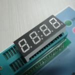 350mm Continuous Green Four Digit 7 Segment LED / Electronic Display Board
