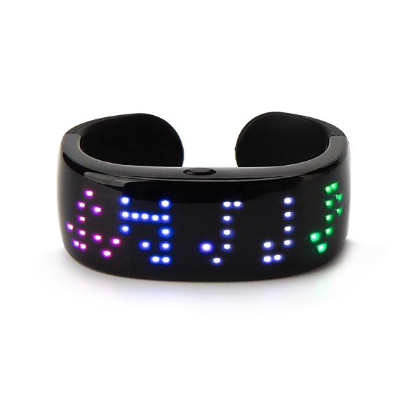 Quality APP Control Remote Control LED Bracelet Programmable USB Recharge for sale