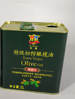 Wholesale Rectangular Cooking Oil Tin Can Container 2L With Spout Cap from china suppliers