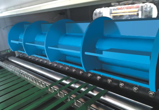 servo motor control Rotary hob Paper roll cross Cutting Machine 300 Time/Mins With High Speed