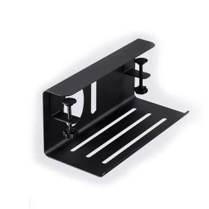 China Space-Saving Clamp Desk Mount Cable Management Tray for Standing Desk Organization on sale