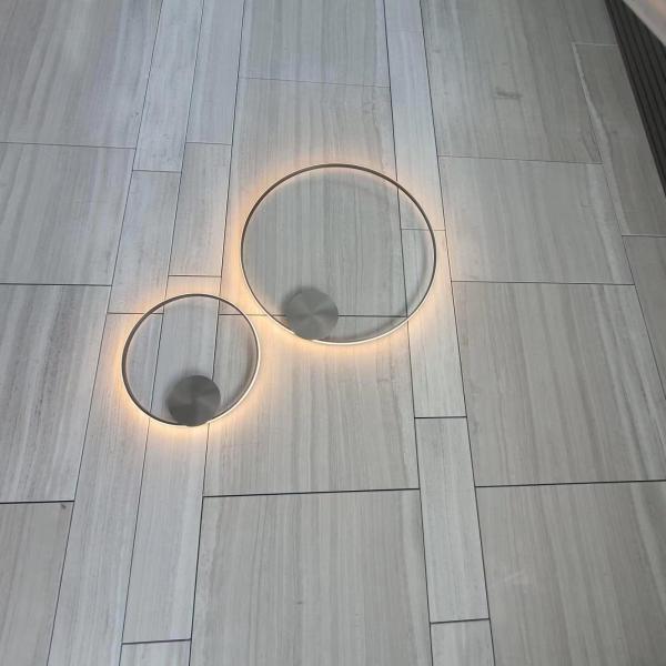 Custom Made Pendant Lights Modern Circular Led Chandelier AC110V To 240V