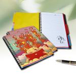 Custom A4/A5/A6 3D Lenticular Notebook For Children CMYK Offset Printing