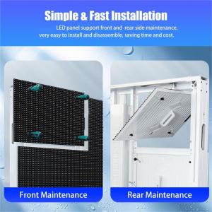 China 1R1G1B Outdoor Fixed LED Display P6.6 Aluminum Cabinet 25kg on sale