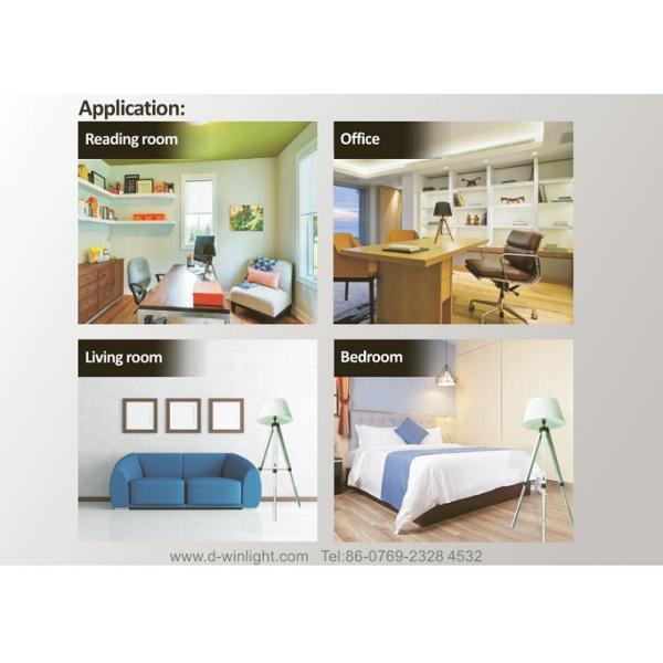 Cloth Shade Floor Standing LED Lights Tripod Steel Timbering Industrial 230V