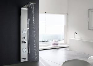 Wholesale 4 Water Diverters Modern Shower Panel , ROVATE Tub Shower Panels With Handheld Sprayer from china suppliers