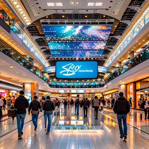 Quality Full Color Digital Indoor LED Display Screen Ceiling Mounted P2 for sale