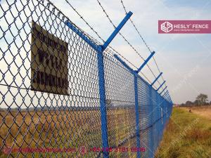 Wholesale Colored Chain Link Mesh Fence | 60X60mm diamond hole | PVC coated chain wire | Hesly China Fence Factory sales from china suppliers