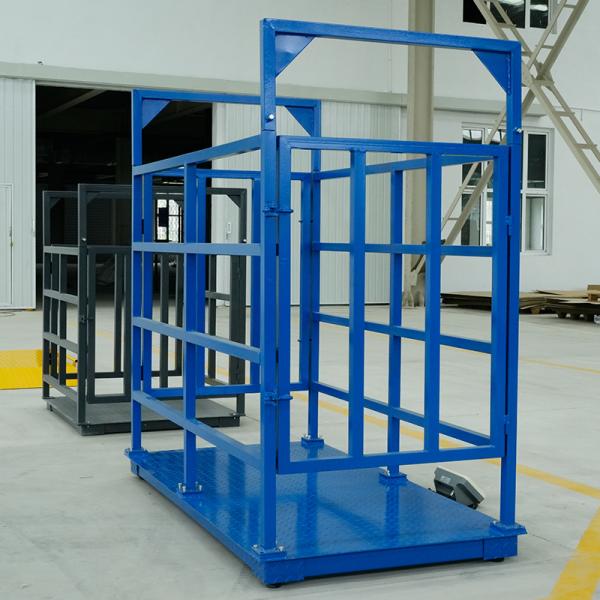 Breeding Farms Textured Panel 2000kg Carbon Steel Animal Livestock Scale with 500g Accuracy and OEM ODM Supported