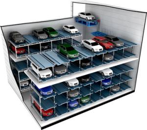 China 2700kg Lifting Capacity Automated Parking System With RFID / Biometric Access Control on sale