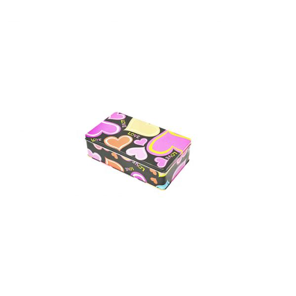 DADI Rectangular Colorful Candy Tin Box With Sedex Approval And Custom Printing