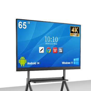 Wholesale High brightness Dual CPU Live Annotation Interactive Digital Whiteboard from china suppliers