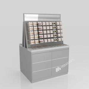 GDR08-SZ01-B Retail Display Shelf with Hooks and Adjustable Height for Mall Booths