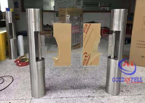 Quality Stainless Steel Automated Gate System Fingerprint RS485 Communication Interface for sale