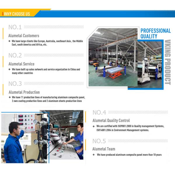 Aluminium Composite Panel 3mm Partition Panel Sheet 1500mm Alloy 1100