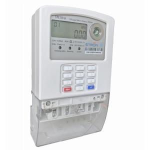 China TOU Tariffs Prepaid Smart Single Phase Energy Meter 230V Keypad Type on sale