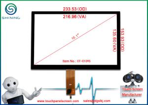 China Capacitive 10.1 Inch Touch Screen Panel Overlay 16/10 COF Type I2C Touch Display on sale