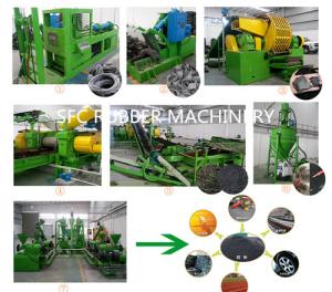 Wholesale High Output Tyre Rubber Powder Making Machine No Sewage from china suppliers