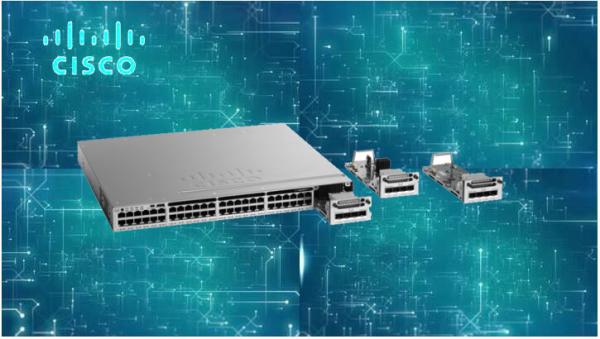 Fiber Optic Ethernet Catalyst 3850 Switch / Smartnettable Layer 3 Switch Cisco