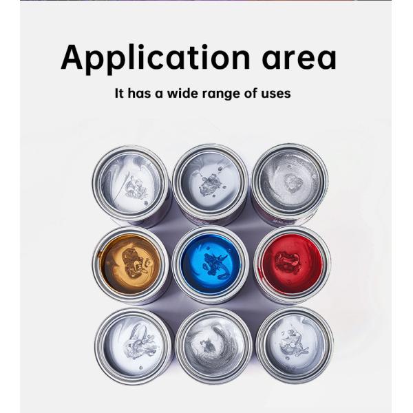 2k Clear Liquid Coating Matte Silver Car Paint For Plastic Bumpers Metallic Automotive Paint Spray Paint