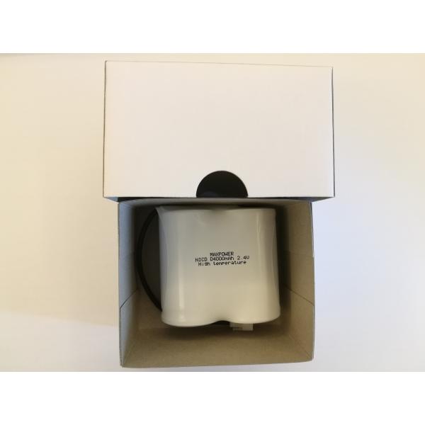 D Size Flat Top NiCd Rechargeable Batteries 2.4V 4000mAh Emergency Lighting CE UL