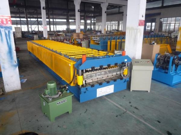 Quality 10 Tons Concrete Roof Tile Making Machine for Wall Board 15m/min for sale