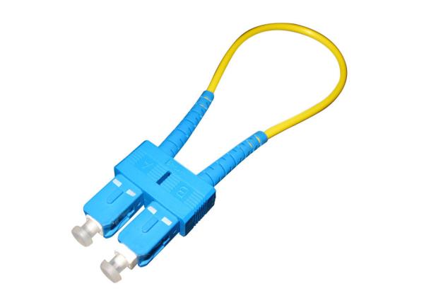 SC UPC APC Fiber Loopback for network components testing , customized